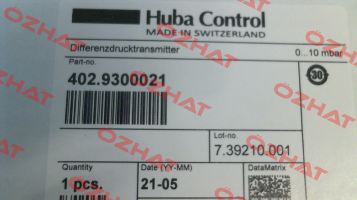 402.9300021 Huba Control