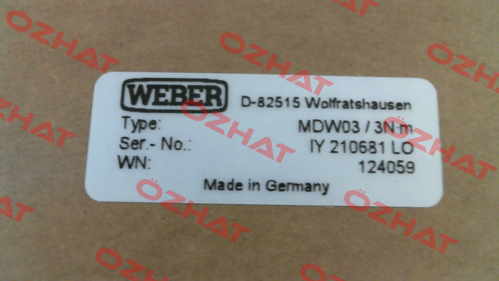 124059 Weber