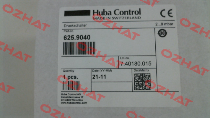 625.9040 Huba Control