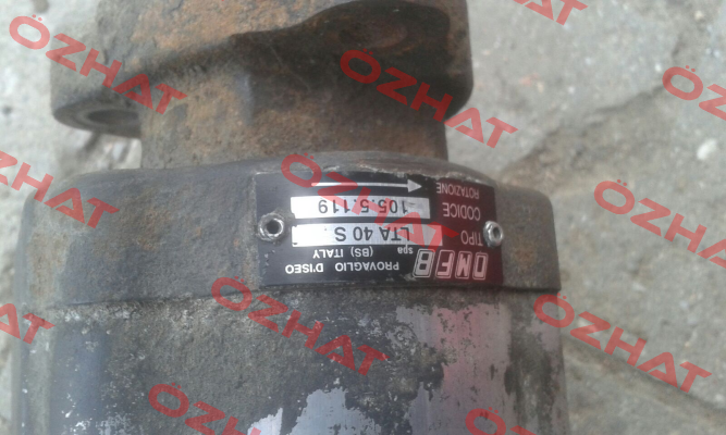 LTA 40 S Obsolete, replaced by 105 003 00406  OMFB Hydraulic