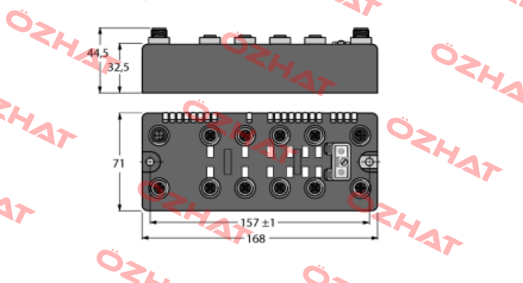 BLCDP-8M12LT-8DI-PD-4DO-2A-P Turck