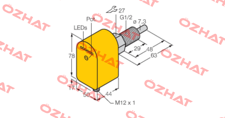 FCS-GL1/2A4P-LIX-H1141/V300 Turck