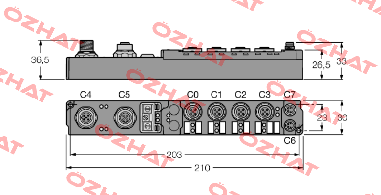 p/n: 6824432, Type: SDPB-0404D-1005 Turck