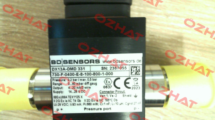 DMD 331 Code: 730-F-0400-E-8-100-800-1-000 Bd Sensors