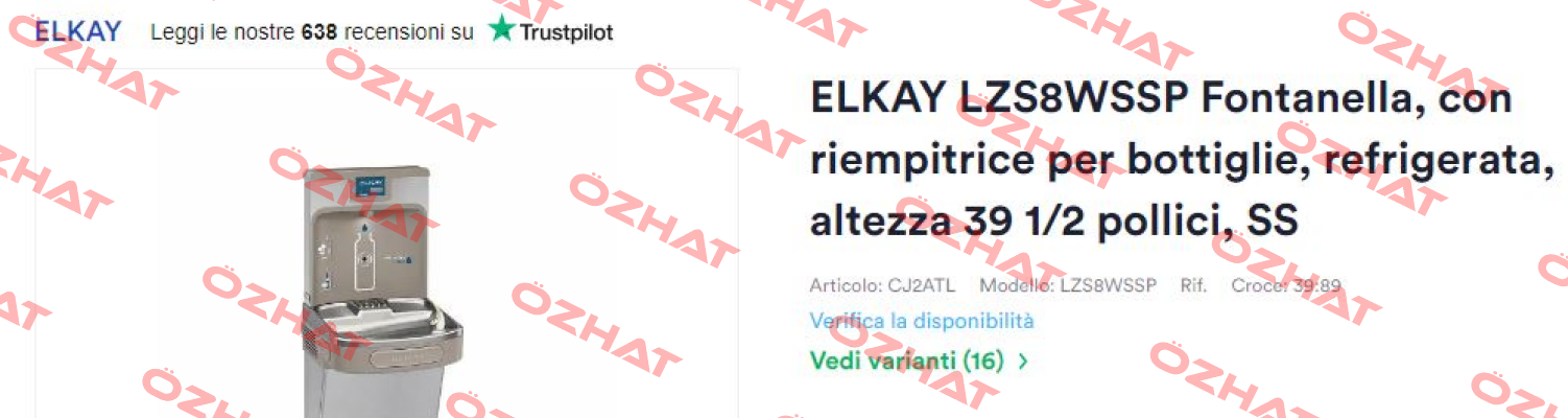 EL-LZS8WSSP Elkay