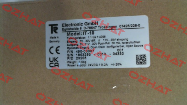 490-00007 TR Electronic