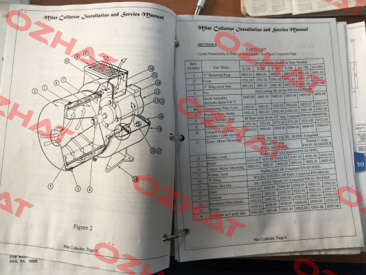 Screen for type E200S01   Donaldson