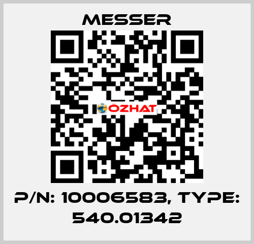 P/N: 10006583, Type: 540.01342 Messer