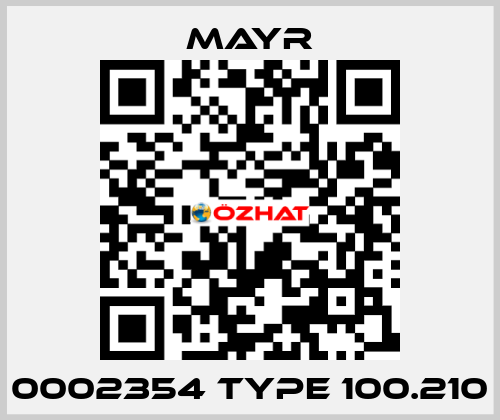 0002354 TYPE 100.210 Mayr