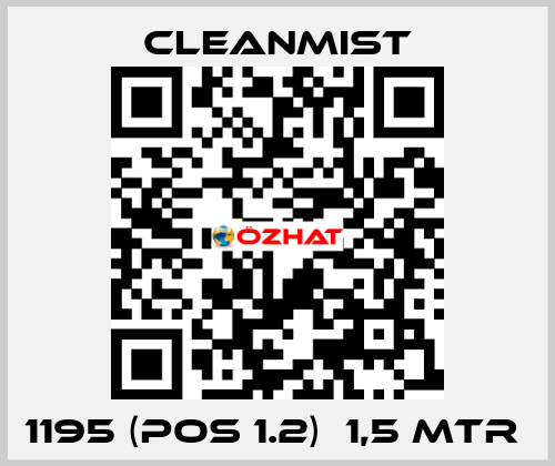 1195 (pos 1.2)  1,5 mtr  CleanMist