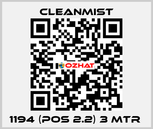 1194 (pos 2.2) 3 mtr  CleanMist