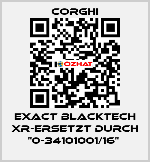 EXACT BLACKTECH XR-Ersetzt durch "0-34101001/16"  Corghi