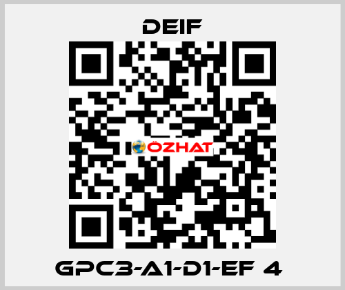 GPC3-A1-D1-EF 4  Deif