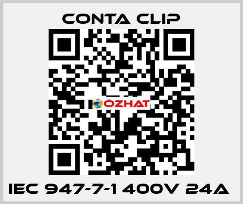 IEC 947-7-1 400V 24A  Conta Clip