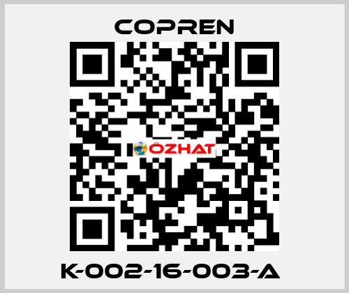 K-002-16-003-A  Copren