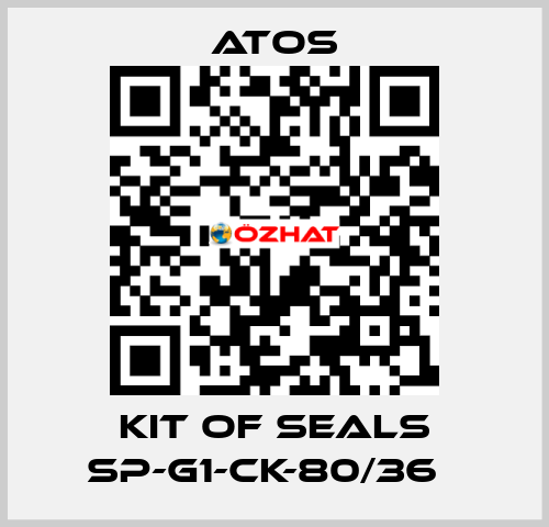 Kit of seals SP-G1-CK-80/36   Atos