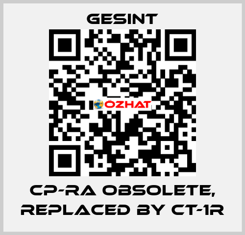 CP-RA obsolete, replaced by CT-1R Gesint