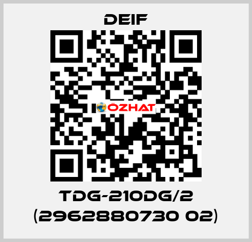 TDG-210DG/2 (2962880730 02) Deif