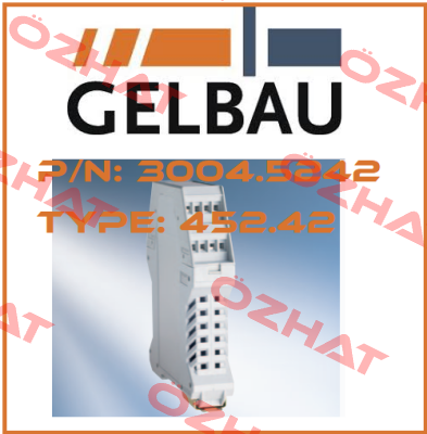 P/N: 3004.5242 Type: 452.42 Gelbau