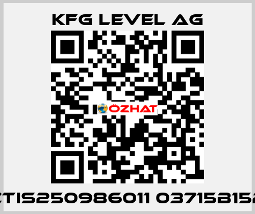 ZTIS250986011 03715B152 KFG Level AG