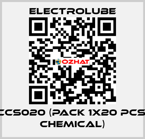 CCS020 (pack 1x20 pcs, chemical) Electrolube