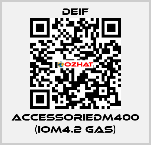 AccessorieDM400 (IOM4.2 GAS) Deif