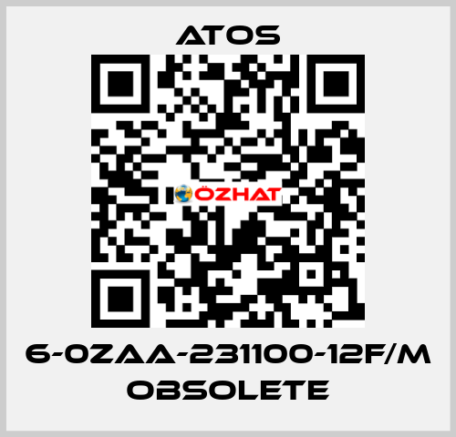 6-0ZAA-231100-12F/M obsolete Atos