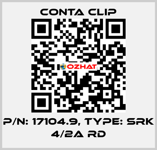 P/N: 17104.9, Type: SRK 4/2A RD Conta Clip