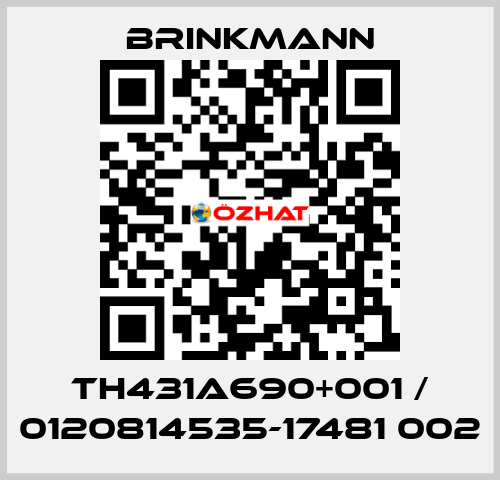 TH431A690+001 / 0120814535-17481 002 Brinkmann