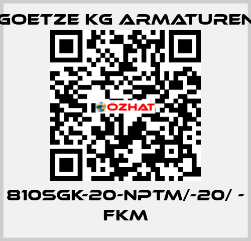 810sGK-20-NPTm/-20/ - FKM Goetze KG Armaturen