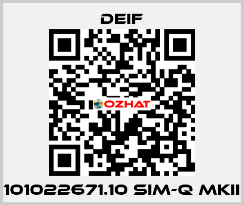 101022671.10 SIM-Q MKII Deif