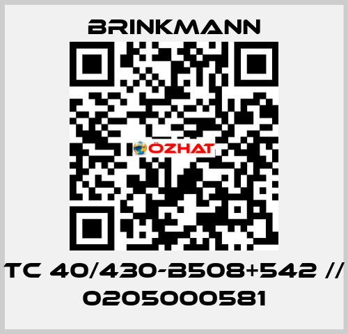 TC 40/430-B508+542 // 0205000581 Brinkmann