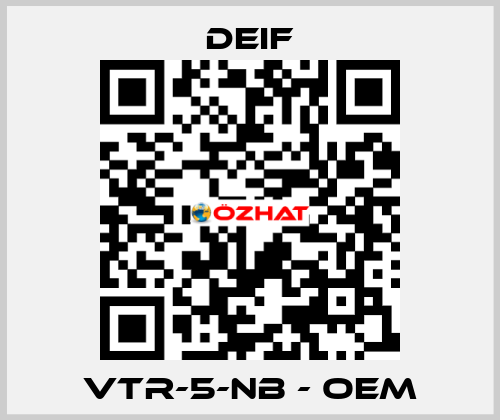 VTR-5-NB - OEM Deif