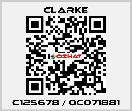 C125678 / 0C071881 Clarke