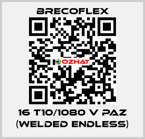 16 T10/1080 V PAZ (WELDED ENDLESS) Brecoflex