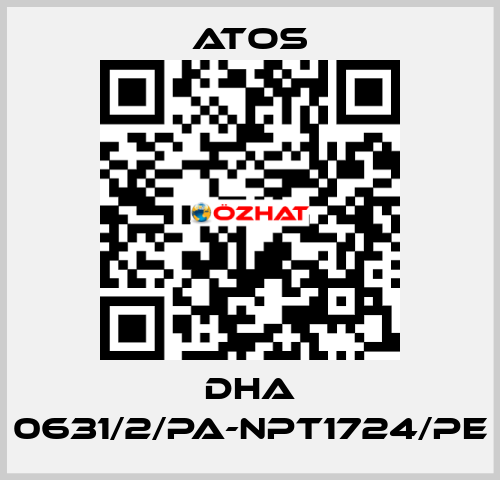 DHA 0631/2/PA-NPT1724/PE Atos