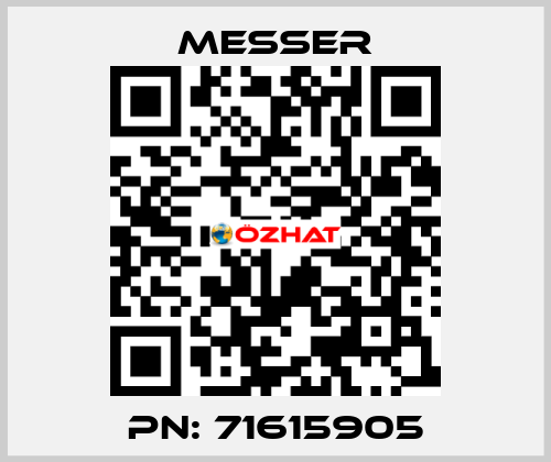 PN: 71615905 Messer