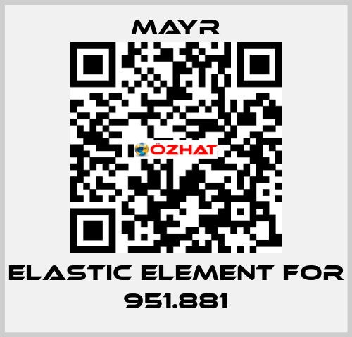 Elastic element for 951.881 Mayr