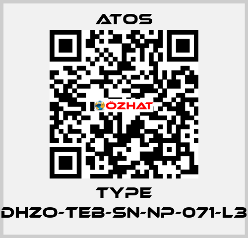 Type DHZO-TEB-SN-NP-071-L3 Atos