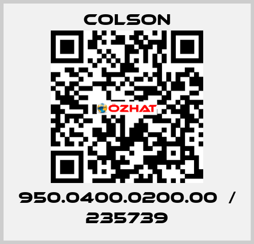 950.0400.0200.00  / 235739 Colson