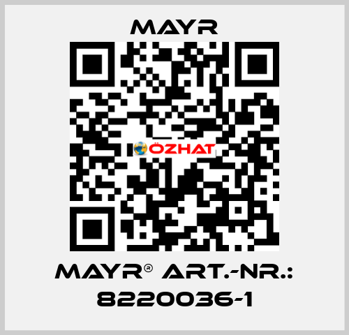 mayr® Art.-Nr.: 8220036-1 Mayr