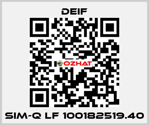 SIM-Q LF 100182519.40 Deif