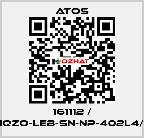 161112 / LIQZO-LEB-SN-NP-402L4/Z Atos