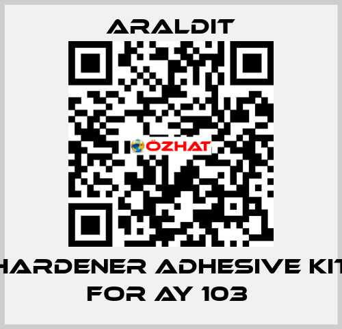 Hardener adhesive kit for AY 103  Araldit