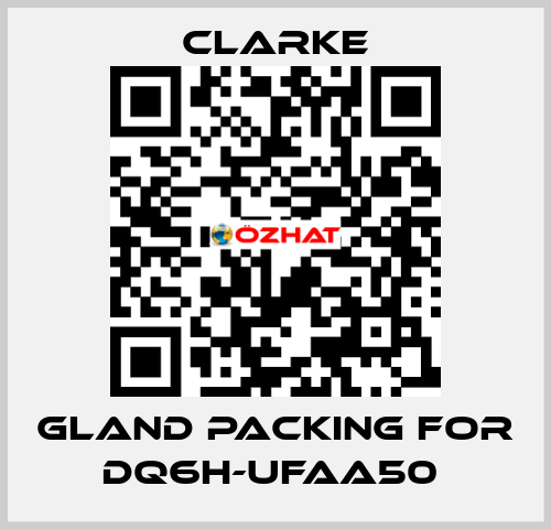 Gland Packing for DQ6H-UFAA50  Clarke