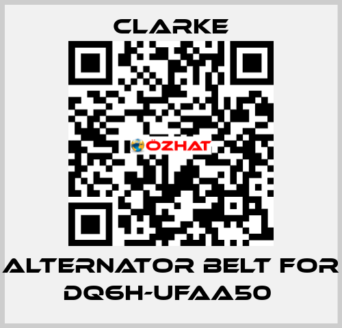 Alternator Belt for DQ6H-UFAA50  Clarke