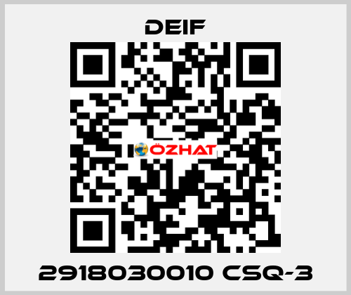 2918030010 CSQ-3 Deif