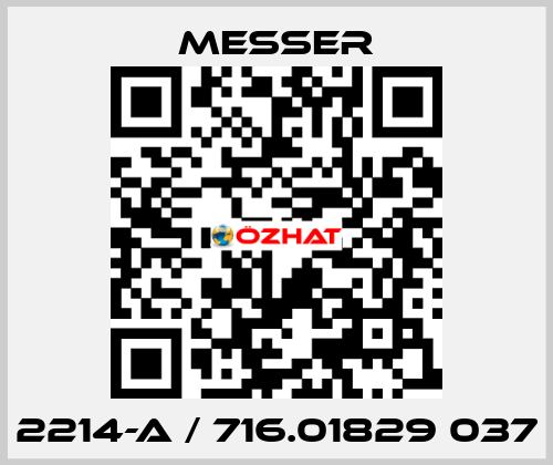 2214-A / 716.01829 037 Messer