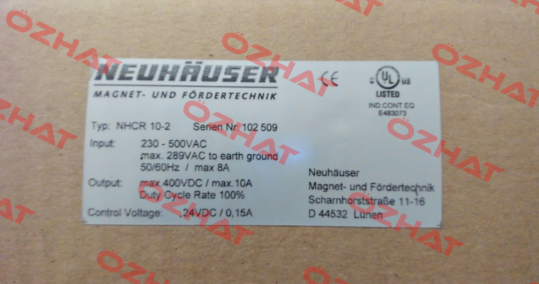 NHCR10-2 Neuhauser