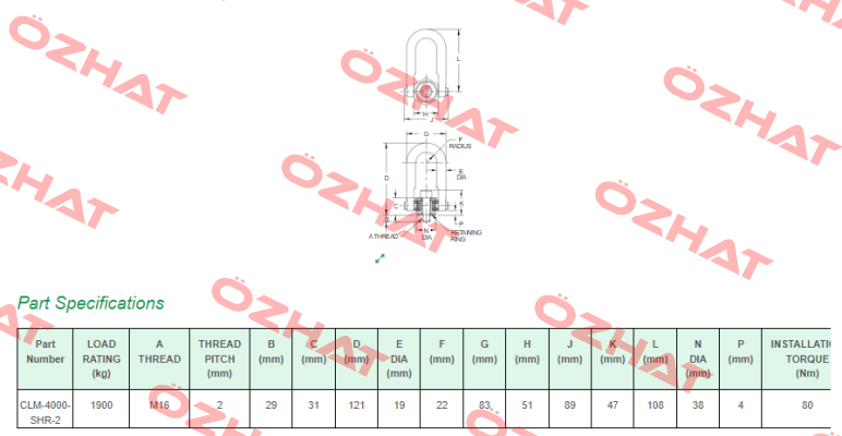 CLM-4000-SHR-2 Carr Lane